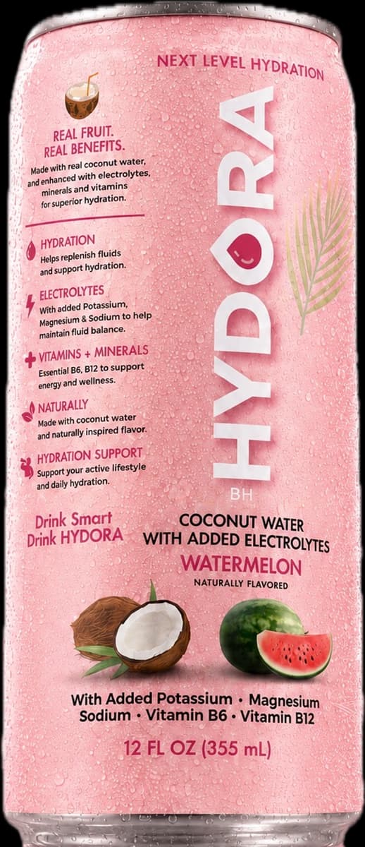 HYDORA Watermelon can, 355 mL